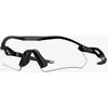 Image de Lunettes Oakley Radar Plate Polished Black avec lentille Clear To Black Iridium Photochromic