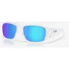 Image de Lunettes Oakley Tourniquet Polished Clear avec verres Prizm Sapphire