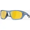 Image de Lunettes Oakley Lateralis Polaris Collection Transparent Mat Abyss avec verres Prizm 24K Polarisés