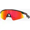 Image de Lunettes Oakley Resistor Sweep Patrick Mahomes II Collection Dark Galaxy avec verre Prizm Ruby pour enfant