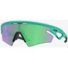Image de Lunettes Oakley Sphaera Slash Neon Pop Collection Matte Bleu ciel avec verre Prizm Road Jade