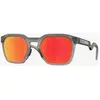 Image de Lunettes Oakley HSTN SQ Matte Grey Smoke avec verres Prizm Ruby