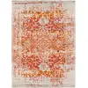 Image de Lena - Tapis Vintage, Orange, Beige Et Gris - 120x170cm