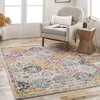 Image de LIVABLISS Tapis de Salon à Poils Courts Doux Vintage Oriental INES 152x90cm Multicolore/Orange