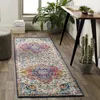 Image de LIVABLISS Tapis de Couloir à Poils Courts Doux Vintage Oriental JULIA 80x230cm Multicolore/Rose