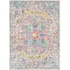 Image de Inaya - Tapis Vintage Multicolore, Gris, Safran Et Bleu - 120x170cm