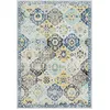 Image de Isabelle - Tapis Vintage Multicolore, Bleu, Moutarde, Noir - 120x170cm