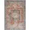Image de Lana - Tapis Lavable En Machine, Rouille, Beige Et Bleu - 160x220cm
