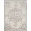 Image de Lola - Tapis Vintage, Gris Argenté, Gris Moyen Et Crème - 130x180cm