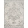 Image de Lola - Tapis Vintage, Gris Argenté, Gris Moyen Et Crème - 160x220cm