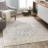 Image de LIVABLISS Tapis de Salon à Poils Courts Doux Vintage Oriental CALIX 160x220cm Beige/Gris