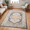 Image de LIVABLISS Tapis de Salon à Poils Courts Doux Vintage Oriental JADE 160x213cm Multicolore/Marron