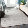 Image de LIVABLISS Tapis de Salon à Poils Courts Doux Vintage Oriental VICKY 160x215cm Blanc/Gris