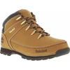 Image de Timberland - Bottines Timberland En Cuir Nubuck Miel Et à Lacets Ronds - Miel 43,5