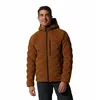 Image de Doudoune à capuche Mountain Hardwear Stretchdown - Marron - Homme - Sports dhiver - Respirant - Manches longues