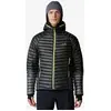 Image de Veste à capuche Mountain Hardwear Ghost Whisperer noir brillant jaune - XL