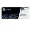 Image de HP 508X - a rendement eleve - cyan - original - LaserJet - cartouche de toner (CF361X)