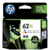 Image de HP 62XL - a rendement eleve - couleur (cyan, magenta, jaune) - original - cartouche d'encre