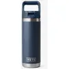 Image de Bouteille isotherme YETI Rambler Straw 18 OZ (532 ml) bleu marine