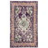Image de Tapis Bohème chic en polypropylène Violet/Bleu 122 x 170 cm