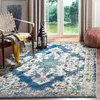 Image de Tapis Safavieh Madison Collection MAD452M Bleu MarineGris Vintage 229 x 160 cm Rectangulaire