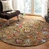 Image de Tapis Contemporain Safavieh Blossom Collection à Poil Court 122 x 122 cm