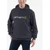 Image de Sweat à capuche Carhartt Signature Logo gris foncé - XL