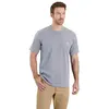 Image de T-shirt Carhartt K87 Pocket manche courte gris - L