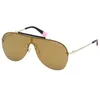 Image de Lunettes de soleil - Victorias Secret - VS0012-28E - Métal doré - Verres bruns - Protection UV 2