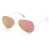 Image de SKECHERS SE9069 Lunettes de soleil fille aviator vert clair verres bleu miroir 100% UV