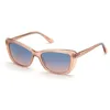 Image de Lunettes de soleil femme - GUESS - Rose/Autre - Carrée - Protection UV - Dégradé - Polycarbonate - 55 mm - Non polarisée