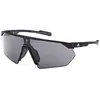 Image de Lunettes adidas Sport SP0076 noir mat avec verres fumés femme