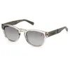 Image de Timberland 9334 Lunettes de soleil-Homme de forme ronde-Couleur 45D Marron clair - Verres dégradés de couleur fumée-Verres polarisés