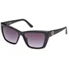 Image de Lunettes de Soleil Guess GU00098 55/14/135 01B shiny black INJECTED SUNGLASSES WOMAN Guess GU00098 shiny black Sun glasses 55 14 135