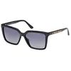 Image de Lunettes de Soleil Guess GU00099 55/13/140 01D shiny black INJECTED SUNGLASSES WOMAN Guess GU00099 shiny black Sun glasses 55 13