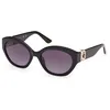 Image de Lunettes de Soleil Guess GU00104 56/19/140 01B shiny black INJECTED SUNGLASSES WOMAN Guess GU00104 shiny black Sun glasses 56 19 140