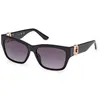 Image de Lunettes de Soleil Guess GU00105 56/15/140 01B shiny black INJECTED SUNGLASSES WOMAN Guess GU00105 shiny black Sun glasses 56 15 140