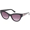 Image de Lunettes de Soleil Guess GU00112 56/17/140 01B shiny black ACETATE SUNGLASSES WOMAN Guess GU00112 shiny black Sun glasses 56 17 140