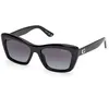 Image de Lunettes de Soleil Guess GU00195 52/17/140 Shiny black Front injected WOMAN GU00195