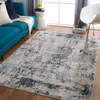 Image de LIVABLISS Tapis de Salon à Poils Courts Doux Abstrait Moderne LENA 200x275cm Multicolore/Gris