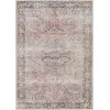 Image de Elena - Tapis Lavable En Machine, Corail, Bleu Et Blé   160x213cm
