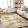 Image de LIVABLISS Tapis de Salon à Poils Longs Doux Shaggy Bohème NURIA 160x220cm Camel/Ivoire
