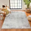 Image de LIVABLISS Tapis de Salon à Poils Courts Doux Abstrait Moderne MILENA 120x170cm Beige/Blanc