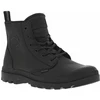 Image de Palladium - Bottines Palladium En Cuir Noires Et à Lacets Et Zip Latéral - Noires 43