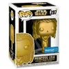 Image de Figurine Funko Pop - Star Wars ExclusivitÃ© Walmart NÂ°287 - Princess Leia - MÃ©tallique Or (43017) en occasion ou reconditionné