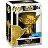 Image de Figurine Funko Pop - Star Wars ExclusivitÃ© Walmart NÂ°124 - Yoda - MÃ©tallique Or (43018) en occasion ou reconditionné