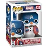 Image de Figurine Pop! Vinyl Marvel Holiday - Captain America Snowman en occasion ou reconditionné