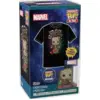 Image de Ensemble Funko Pop Poc Groot T-shirt Noir Coton Vinyle