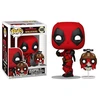 Image de Funko 79768 Pop Marvel Deadpool 3 Avec Headpool Character Collection Rouge