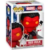 Image de Figurine Pop Marvel Hulk Rouge Avec Bonhomme De Neige
